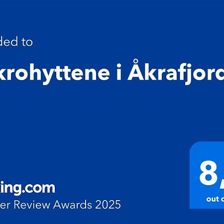 Mikrohyttene I Akrafjorden Etnesjoen Екстериор снимка